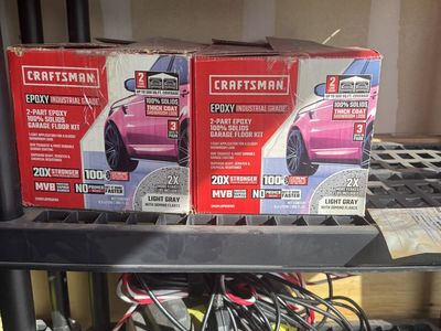 2x 2 car, Garage Epoxy Kits
