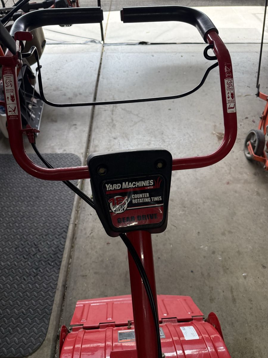 Yard Machines Tiller