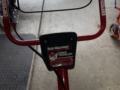 Yard Machines Tiller
