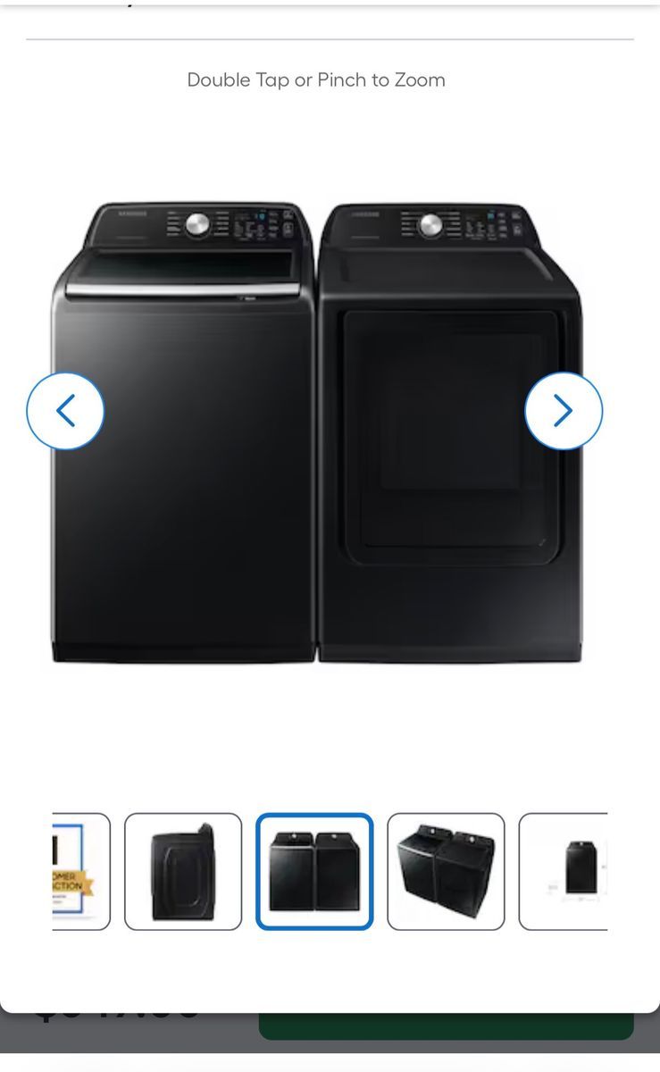Brand new washer and dryer