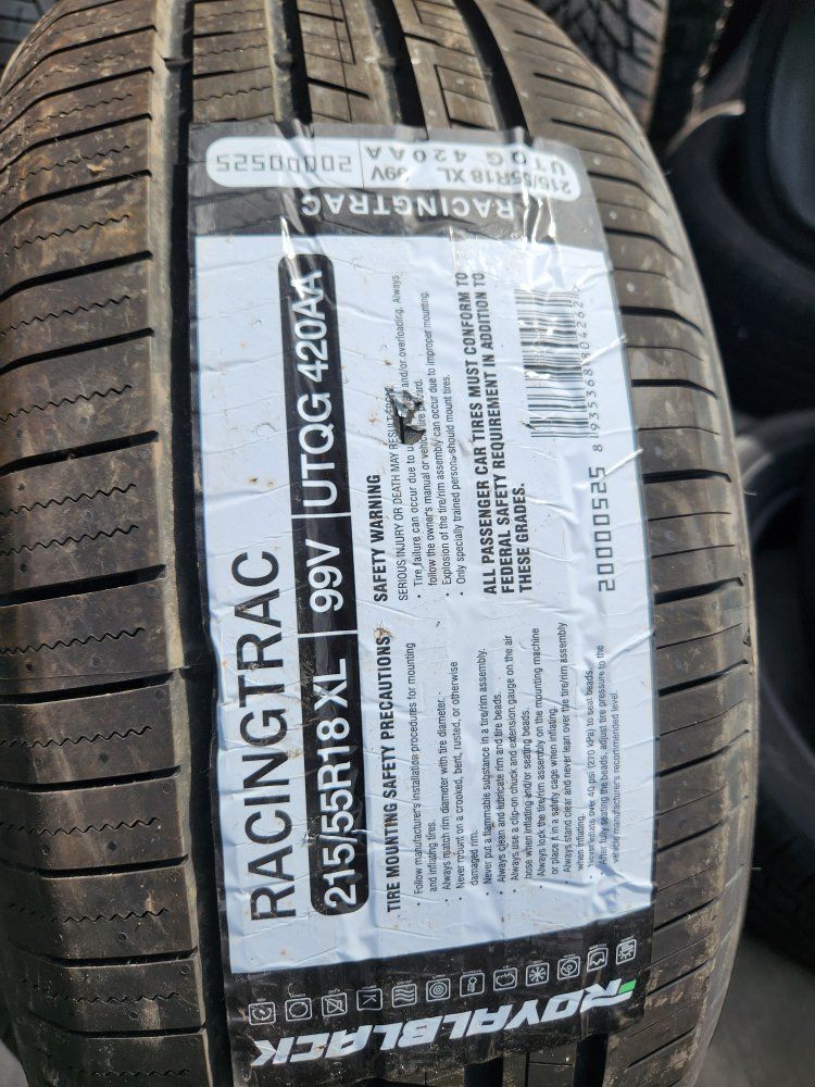 215/55r18 royalblack racingtrac