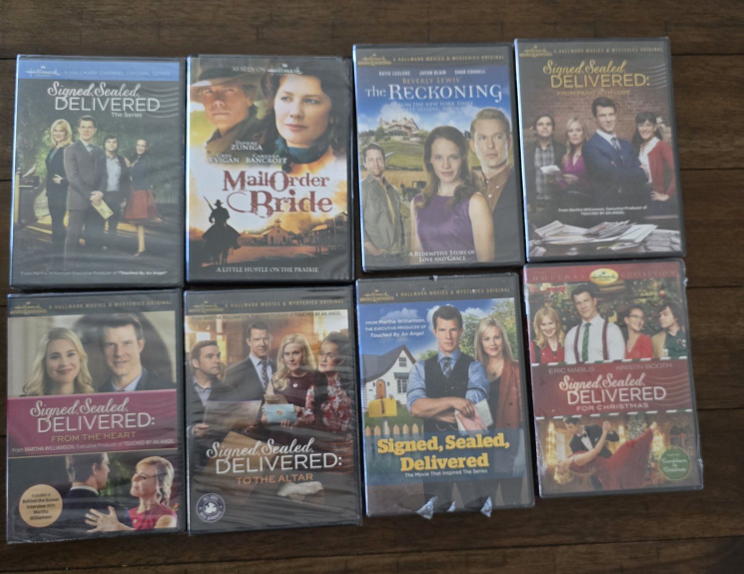 8 UNOPENED HALMARK DVDS