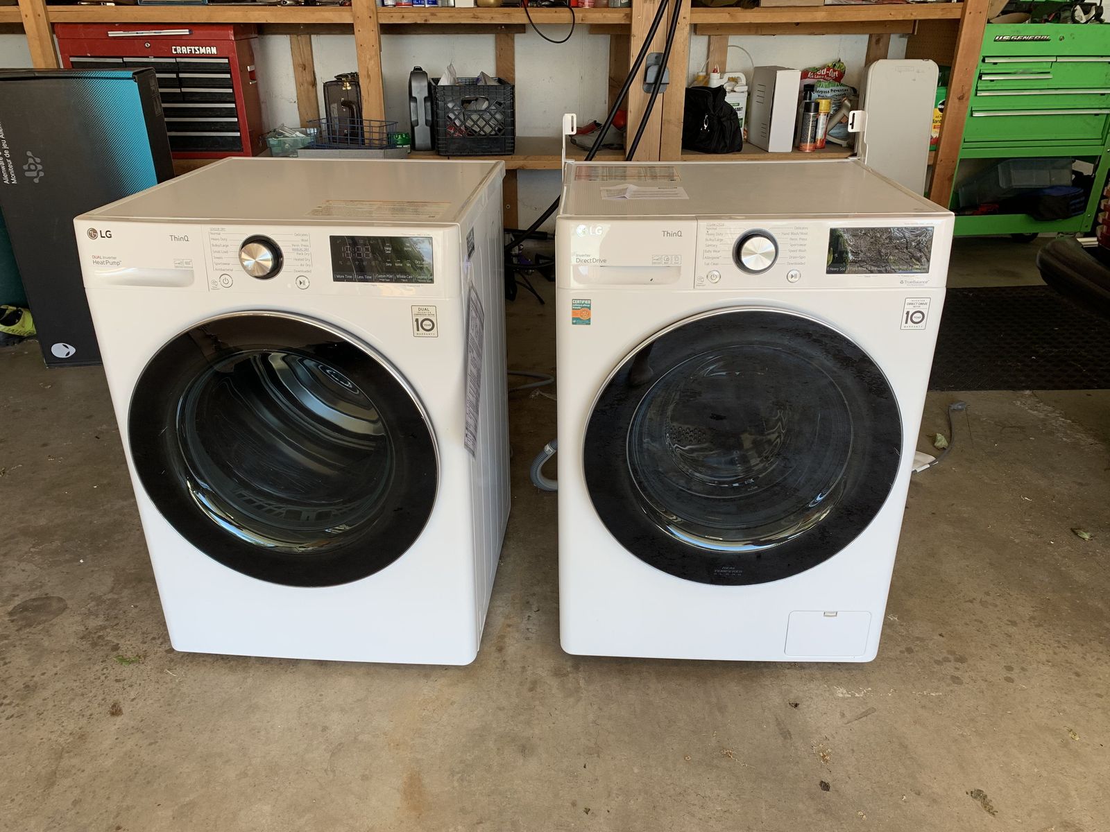 Stackable LG Washer and Dryer