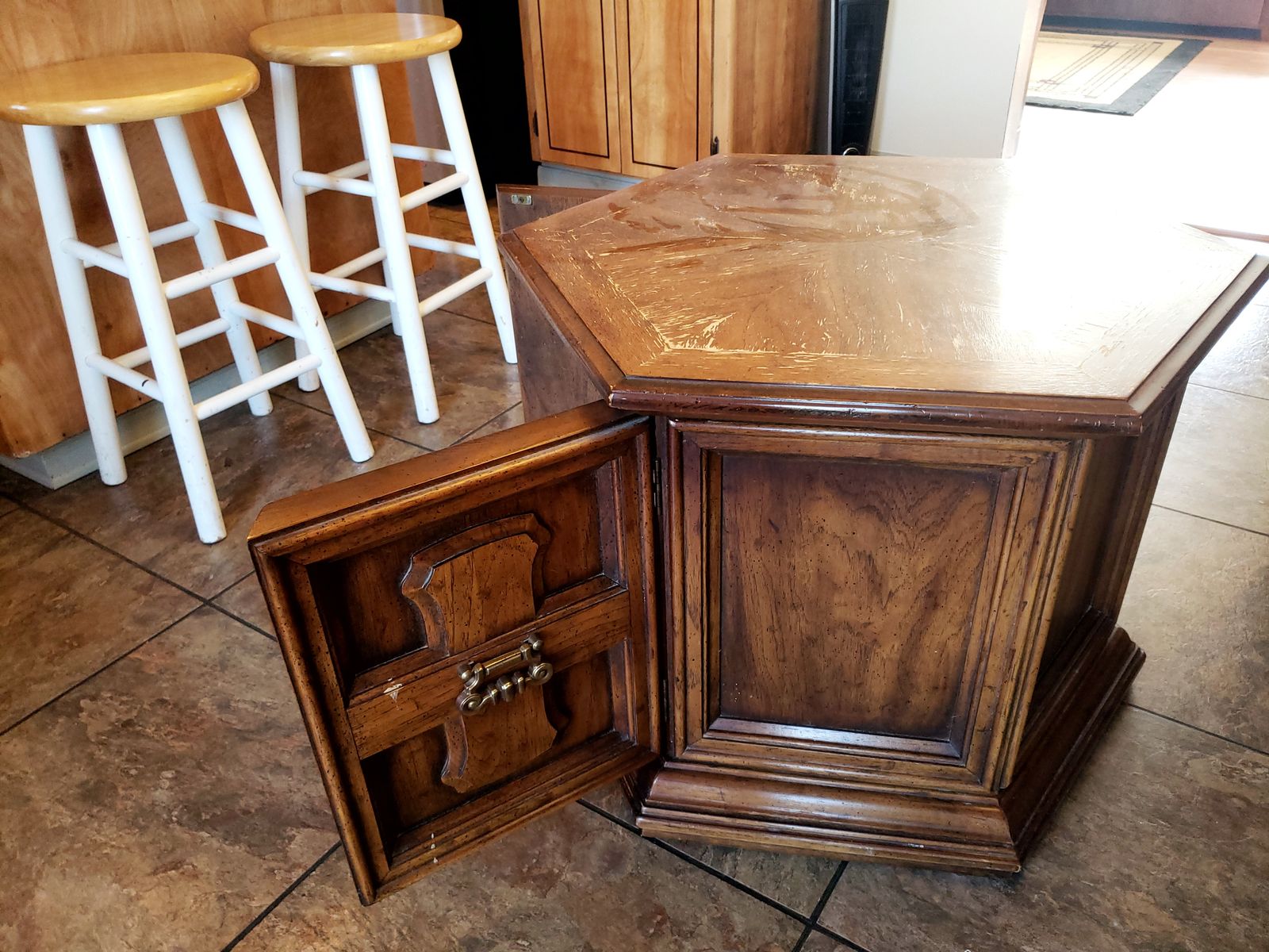 Solid Wood End Table