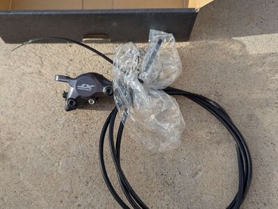 Shimano XT two piston rear brake assembly