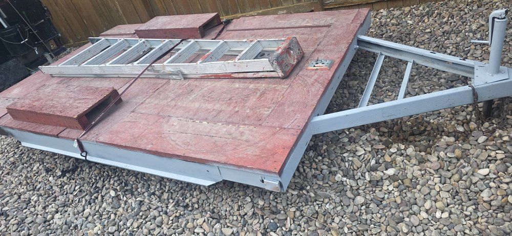 Used Flatbed Trailer - Custom Built, Utility/Cargo Hauler