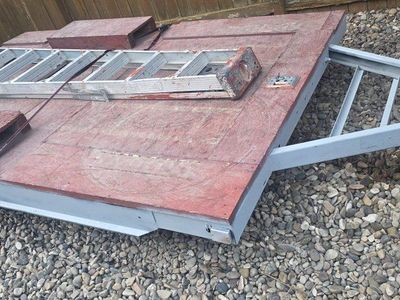 Used Flatbed Trailer - Custom Built, Utility/Cargo Hauler