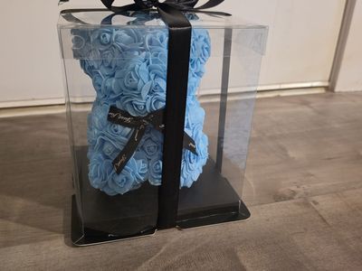 Handmade Rose Teddy Bear