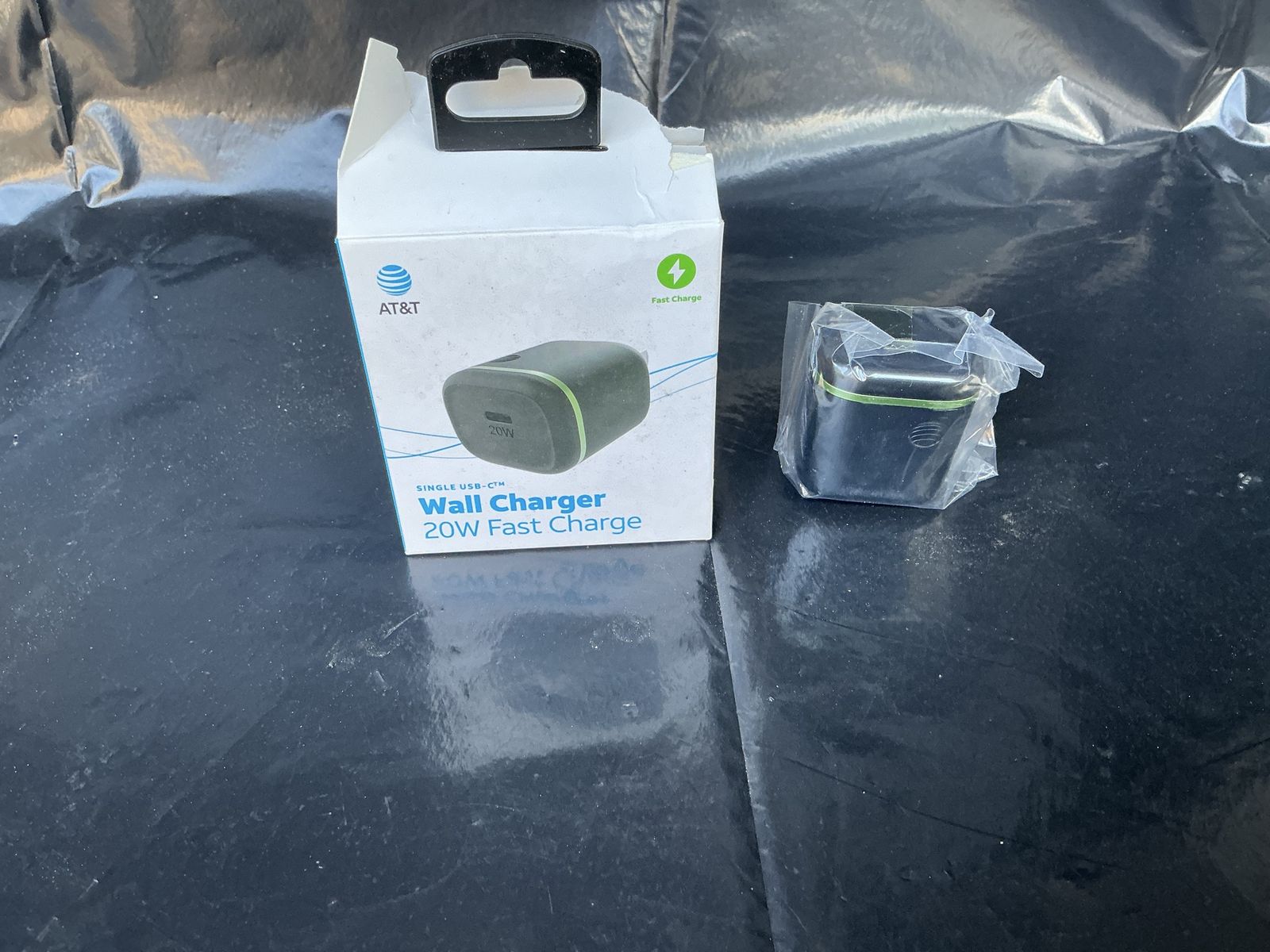 AT&T Single USB-C PD Wall Charger - 20W Fast Charge for iPhone & Android Devices