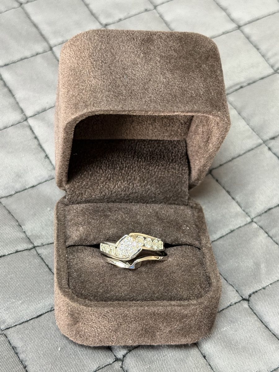 14K White Gold Diamond Bridal Set — 1.5 CTW — $1,500