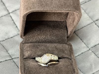 14K White Gold Diamond Bridal Set — 1.5 CTW — $1,500