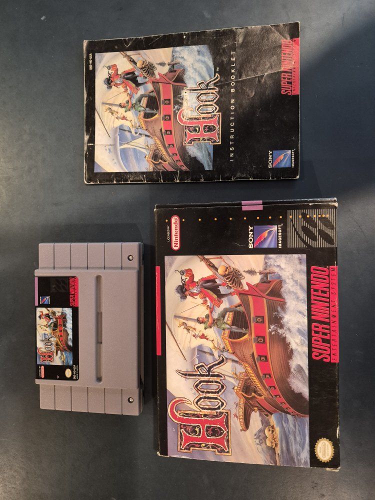 Hook Super Nintendo Original Game