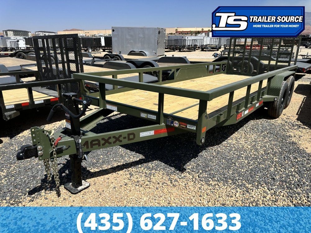 7x20 Maxx-D U5X Equipment Trailer - 14K GVWR Dovetail