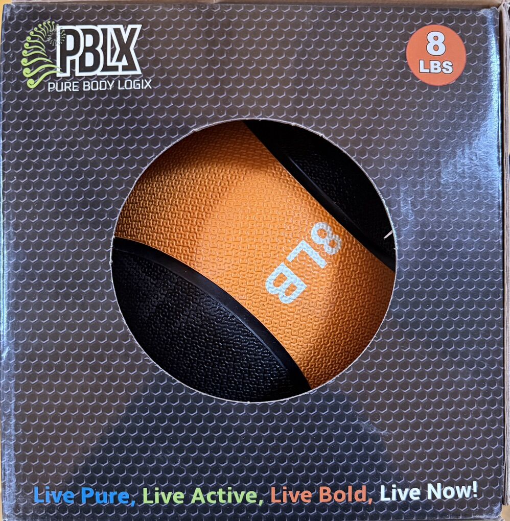PBLX Pure Body Logix 8 LBS Medicine Ball