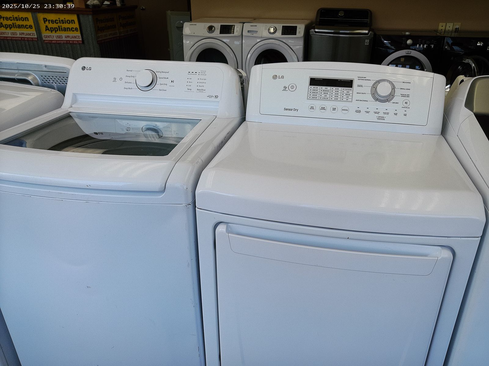 Clean Top Load Washer and Dryer~90 Day Guarantee~With Agitator