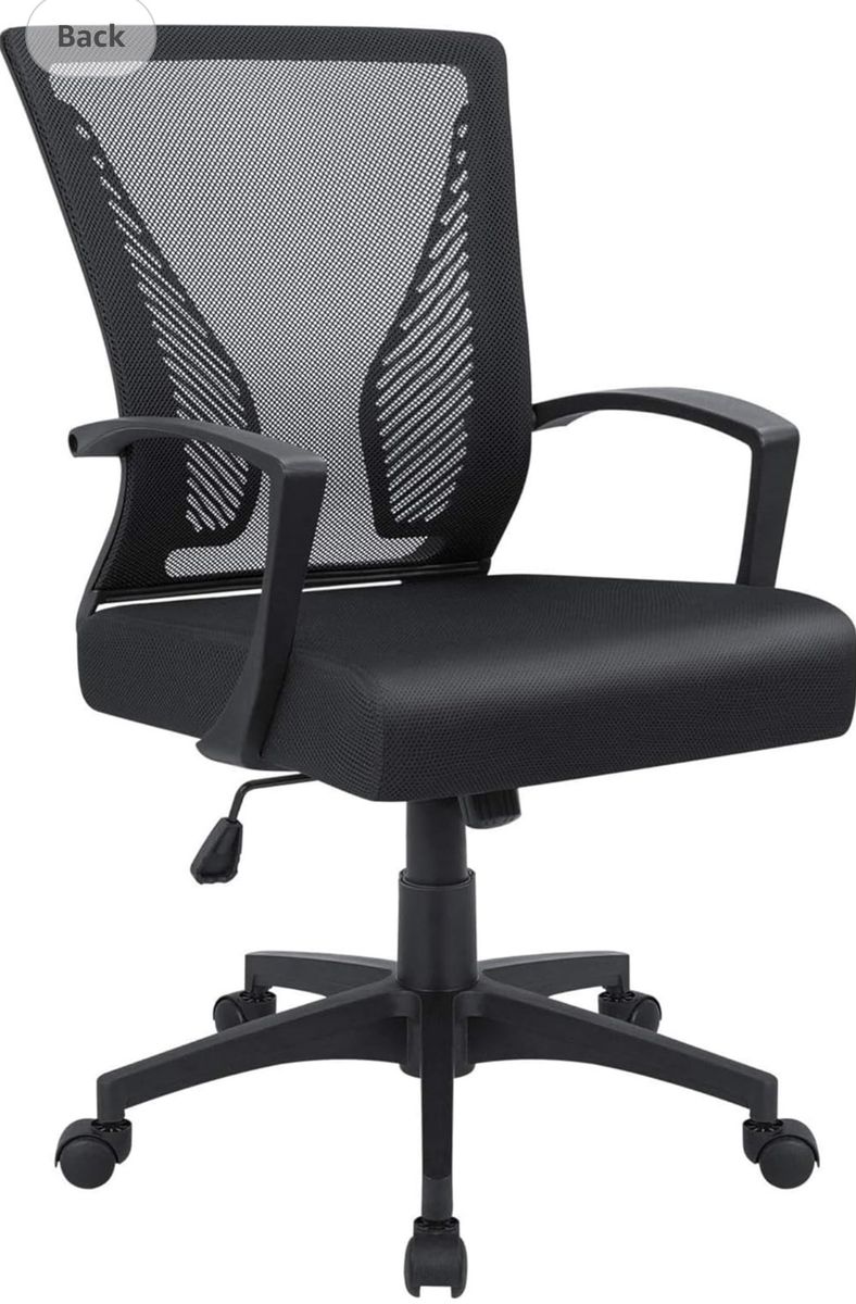 New in Box. Black Ergonomic Mesh Office Chair with Lumbar Support