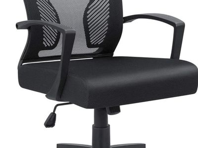 New in Box. Black Ergonomic Mesh Office Chair with Lumbar Support