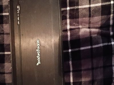 Fosgate amp pioneer sub