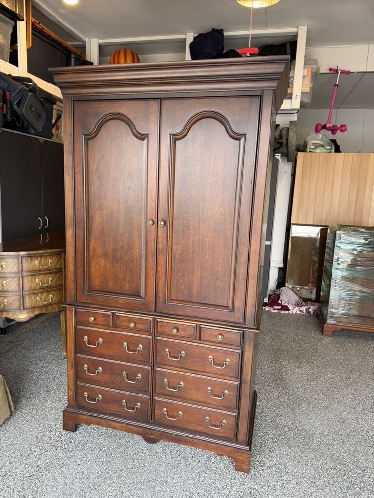 Solid Wood armoire Wardrobe