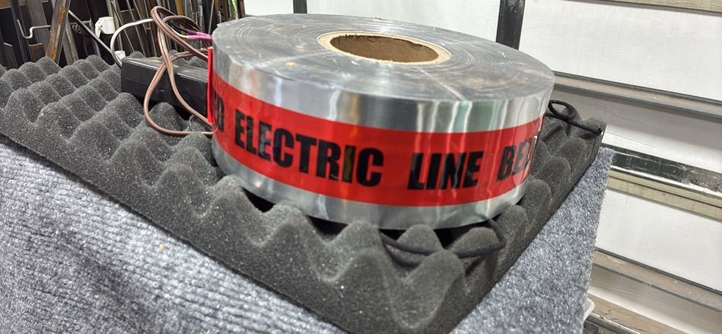 Electrical Line Locator Tape Metal Detectable