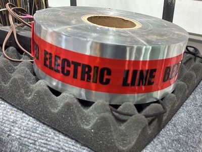 Electrical Line Locator Tape Metal Detectable