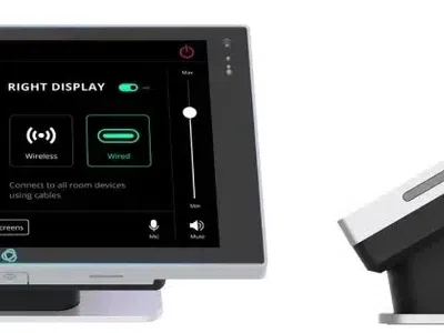 20 - Kramer KT-208 8-Inch PoE Touch Panels w/stands (new in boxes) - Retail $26K