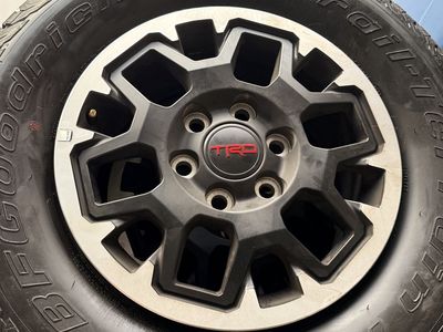 BFGoodrich Trail-Terrain T/A Tires with Toyota TRD Wheels, Set of 4 265/70R17