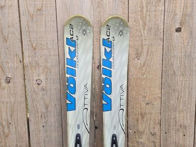 163 cm Women's Volkl Skis Marker Bindings