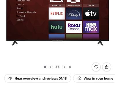 TCL 55 Inch Class S4 Series 4K UHD HDR LED Smart Roku TV