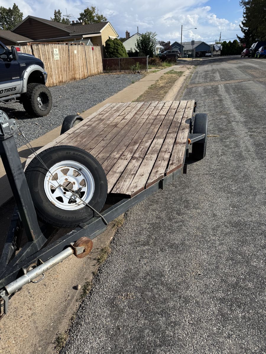 6x12 FLAT DECK TRAILER 