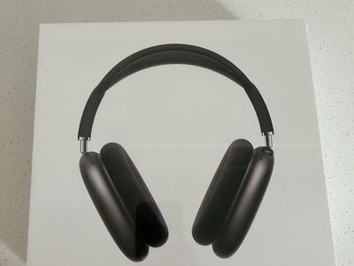 Apple AirMax usb-c black steel headphones brand new sealed