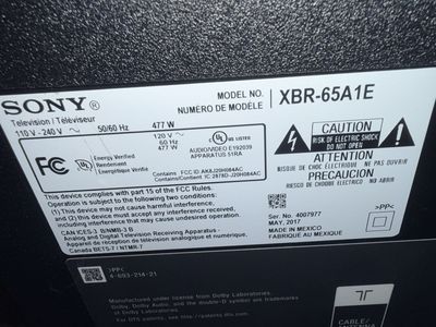 65 Inch Sony A1
