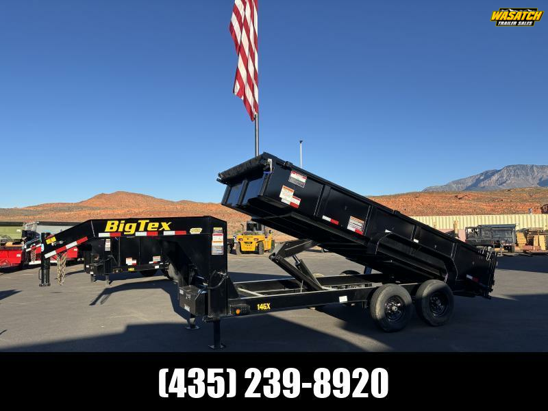 Big Tex Trailers 7X16 15.9K 14GX GN Dump Trailer