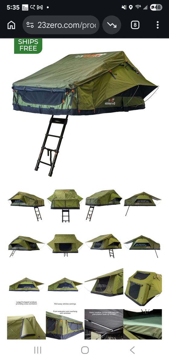 23Zero Walkabout 72 Rooftop Tent