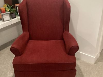 Gorgeous Red Wingback Chair