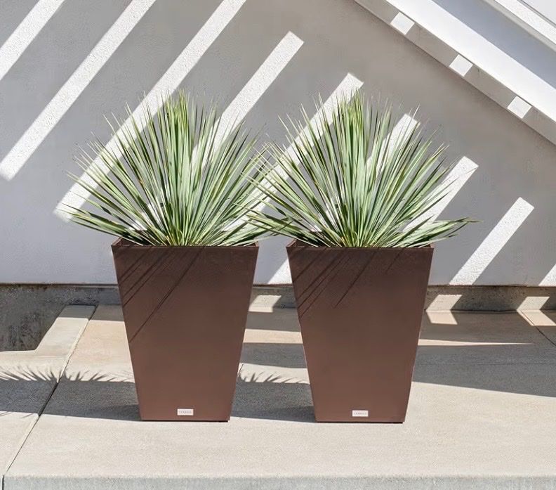Two porch planters