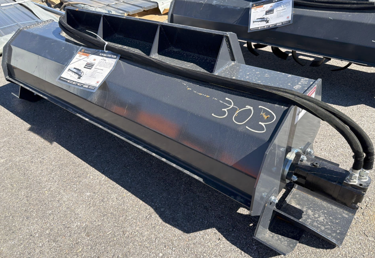 NEW UNUSED Roto Tiller 72" Skid Steer Attachment