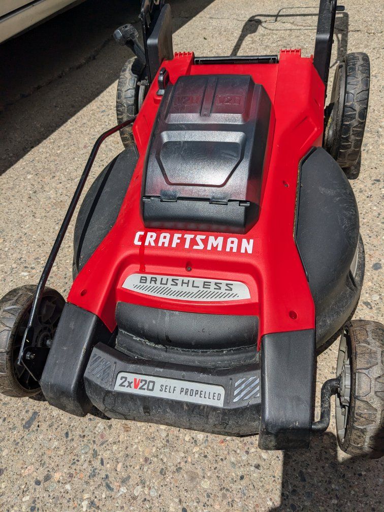 Craftsman V20 electric lawn mower
