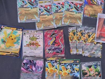 lot of pokemon ex cards individually sleeved NM