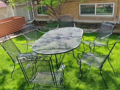 Rod Iron Table & Chairs