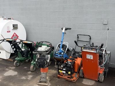 Landscape Equipment Rentals – Sod Cutters, Trenchers, Compactors - see description