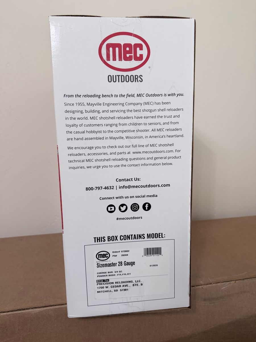 MEC Sizemaster 28 gauge