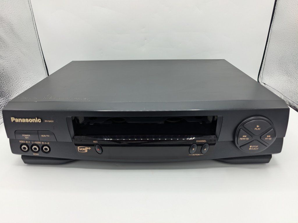 Panasonic PV-9451 VCR VHS Player Omnivision Blue Line 4 Head Hi-Fi - Serviced - Tested