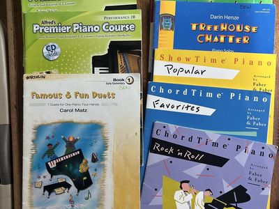 LOT find! PIANO BOOKS beginner to early intermediate.