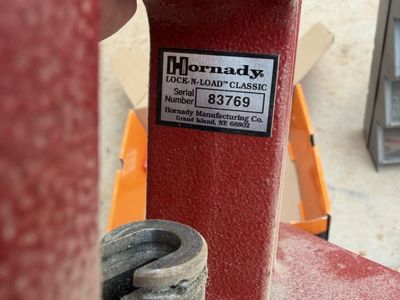 Hornady reloading equipment