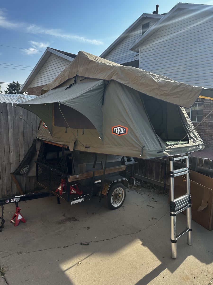 Rooftop tent/Camping trailer for sale.