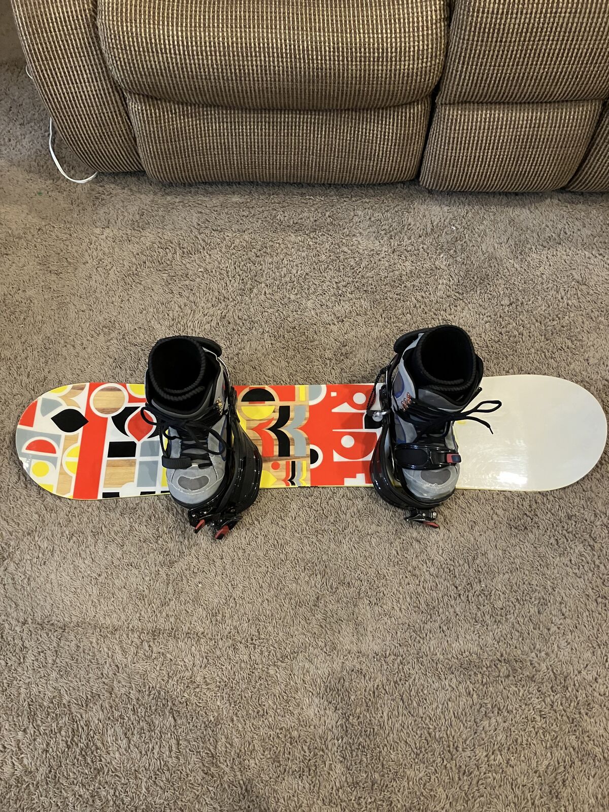 115cm snowboard + boots $100 OBO