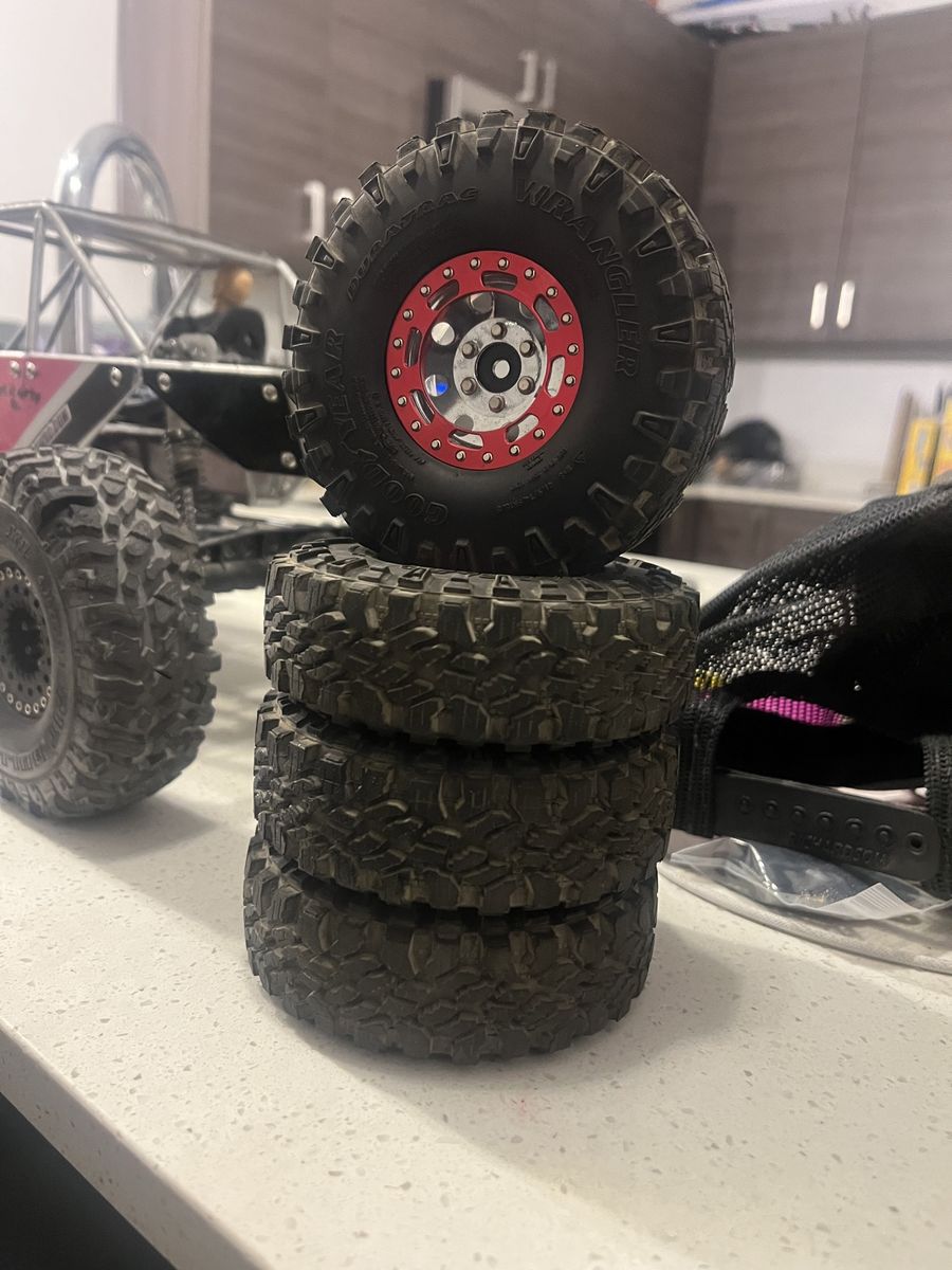 1.77 RC4WD beadlocks on Goodyear wranglers