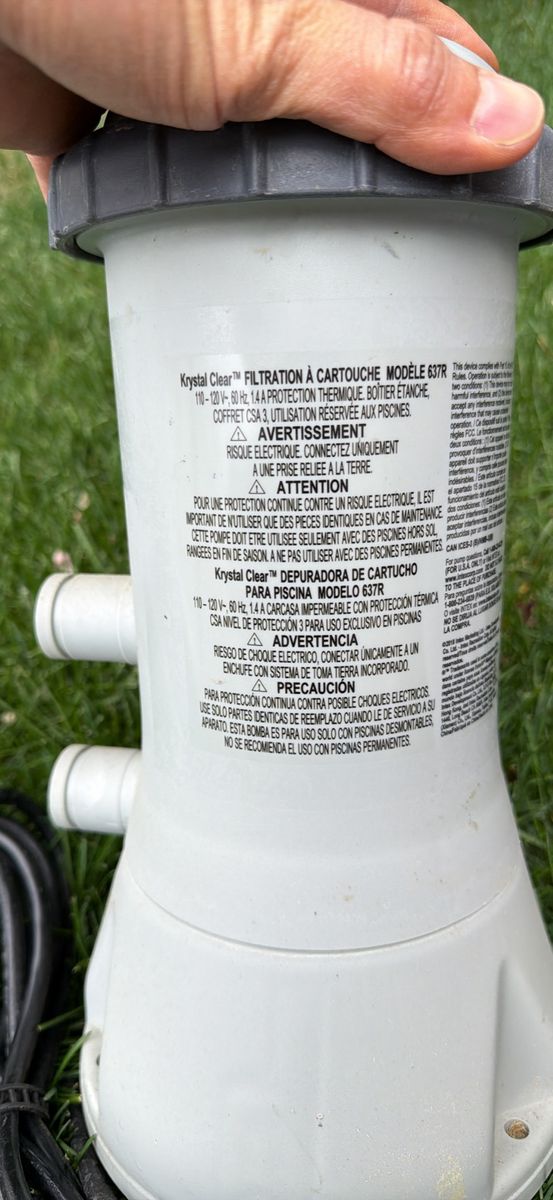 15 ' X 48" Intex Metal Frame Pool - Salt Water