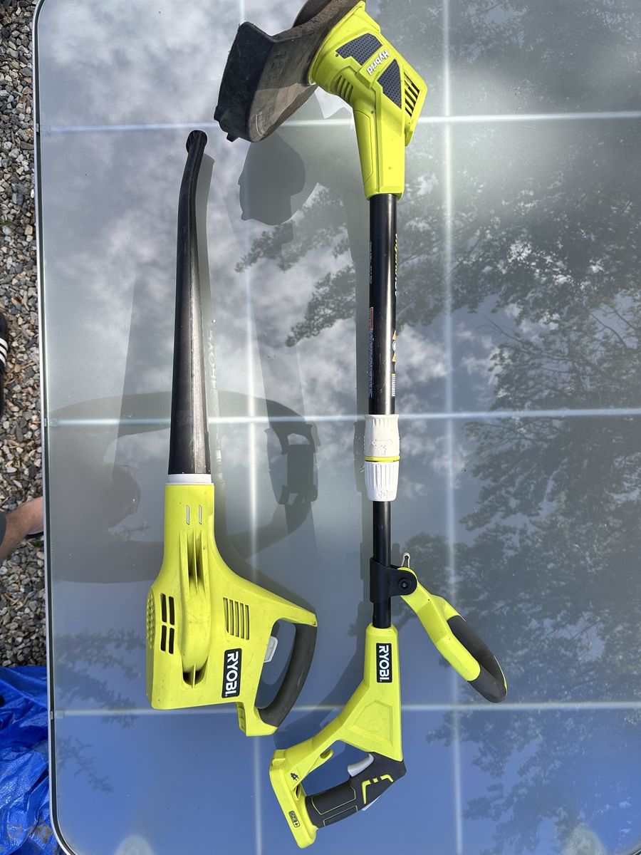 Ryobi 18v Hybrid Leafblower & String Trimmer